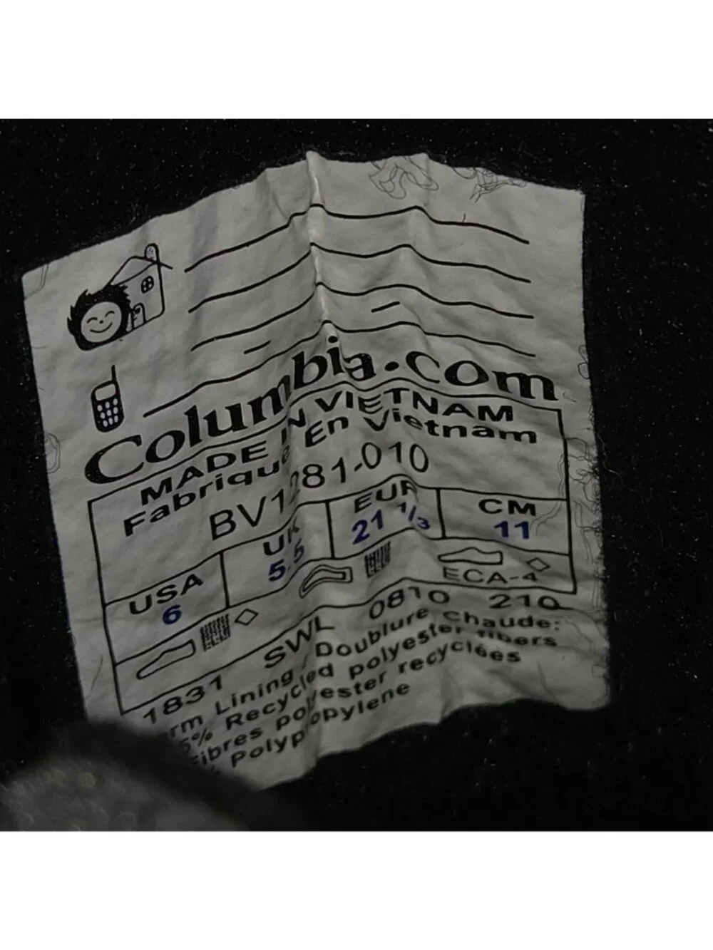 Columbia powderbug waterproof